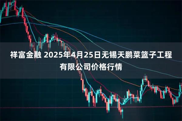 祥富金融 2025年4月25日无锡天鹏菜篮子工程有限公司价格行情
