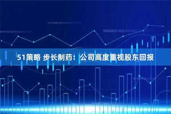 51策略 步长制药：公司高度重视股东回报